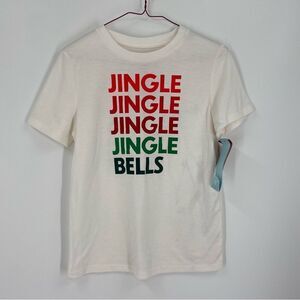 Wondershop Kids Short Sleeve Crew Neck Christmas Pajama Top size 12